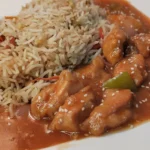 Egg fried rice with chicken Manchurian